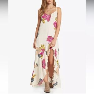 Women’s Billabong’s Kick It Up Floral-Print Dress Medium